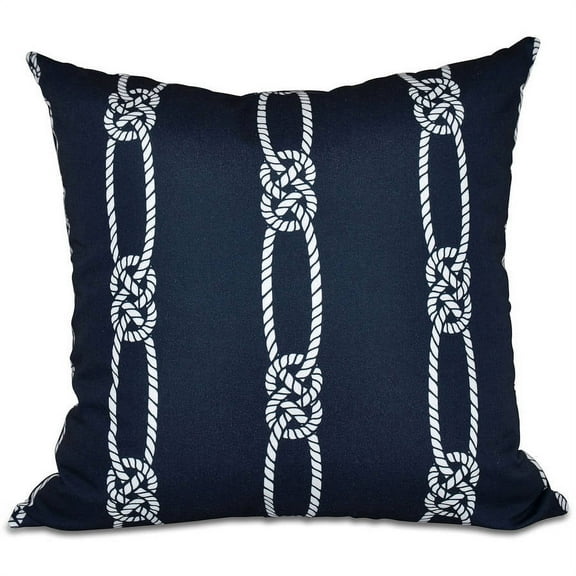 Simply Daisy 16" x 16" Tom Foolery Stripe Print Outdoor Pillow