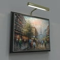 thumbnail image 4 of 10" Classic Plug-In LED Art Light in Satin Nickel, 4 of 4