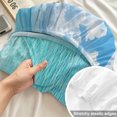 thumbnail image 4 of Twin XL Size Fitted Sheet Set - Ocean Blue 2 Piece Bedding Sets 16" Deep Pocket Fitted Sheet with 1 Pillowcases, Beach Nature Coast Sea Shore Sky Seawater Brushed Microfiber Hotel Luxury Bed Sheets, 4 of 9