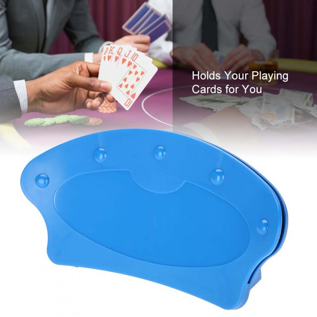 Soporte Para Naipes Fugacal Portatarjetas Arc Diseño Curvo Azul