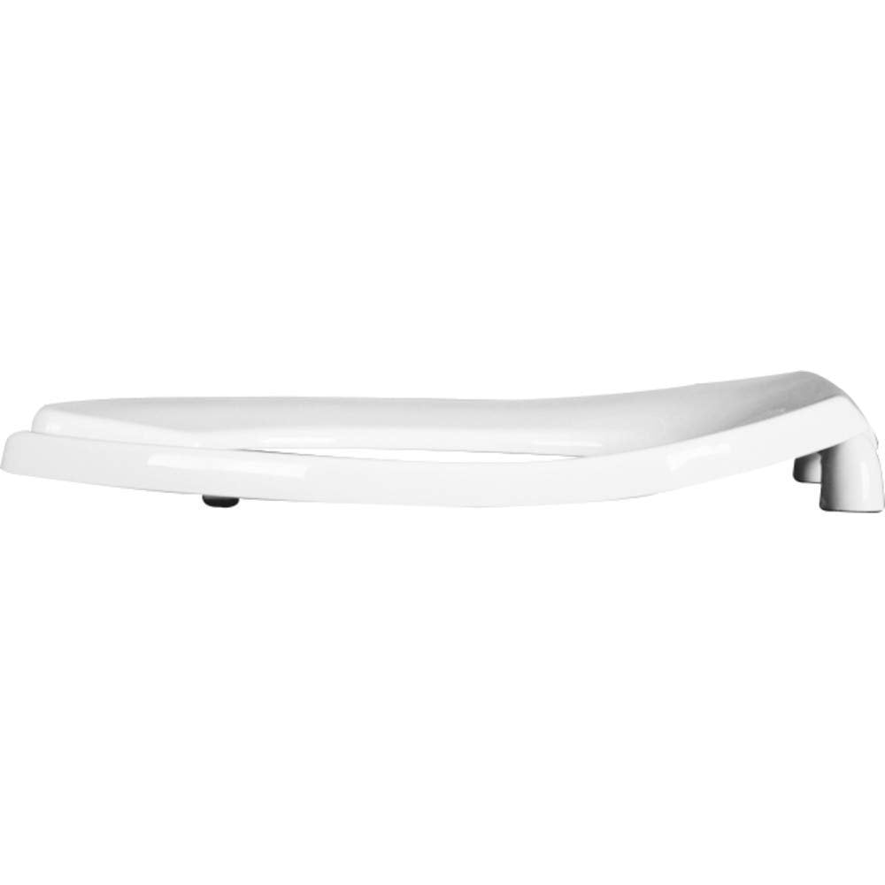 Open Box Bemis 2155SSCT000 Elongated Open Front Toilet Seat in White
