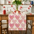 thumbnail image 2 of Sm:)e Golden Pink Love Valentine's Day Table Runner 13 x 72 Inch, 2 of 7