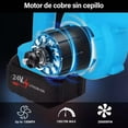 thumbnail image 2 of 24v Soplador De Aire Eléctrica2batería Inalámbrico Aspirador, 2 of 3