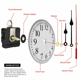 thumbnail image 4 of 31mm Eje DIY Cuarzo Reloj Movimiento Mecanismo Manos Kit Pared Cuarzo Reloj Reparación Herramienta Piezas Reemplazo Caliente 1 Unids, 4 of 5