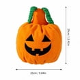thumbnail image 2 of Halloween Funny Pumpkin Dog Cat Costume dog pumpkin costume halloween costumes for cats lightweight plush pet costume suitable for kitten puppy carnival holiday daily dress up,S, 2 of 7
