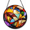 PNN15, variant on Eveokoki Stained Glass Window Hanging - Watercolor Pattern Sun Catcher for Door Terrace Garden Home Decor, Flowers Plants Suncatcher Birthday Gifts for Lovers Women Men Dad Mom Nana 7.8 in