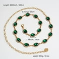 thumbnail image 6 of MODANU Chain Belt for Women, 45in Gold Metal Waist Chain Adjustable Vintage Waist Link Belts Chain Belts for Dress, Green, 6 of 9