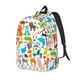 thumbnail image 1 of Easygdp Animals Mochila de Lona Resistente para Laptop, Compatible con Laptops de 15 a 17 pulgadas, Ideal para Escuela, Trabajo y Viajes-Small, 1 of 5