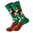thumbnail image 3 of 2x Bonitos calcetines navideños, calcetines de algodón transpirables, calcetines cálidos para hombres y mujeres, regalos, Festival de invierno 2 piezas, 3 of 8