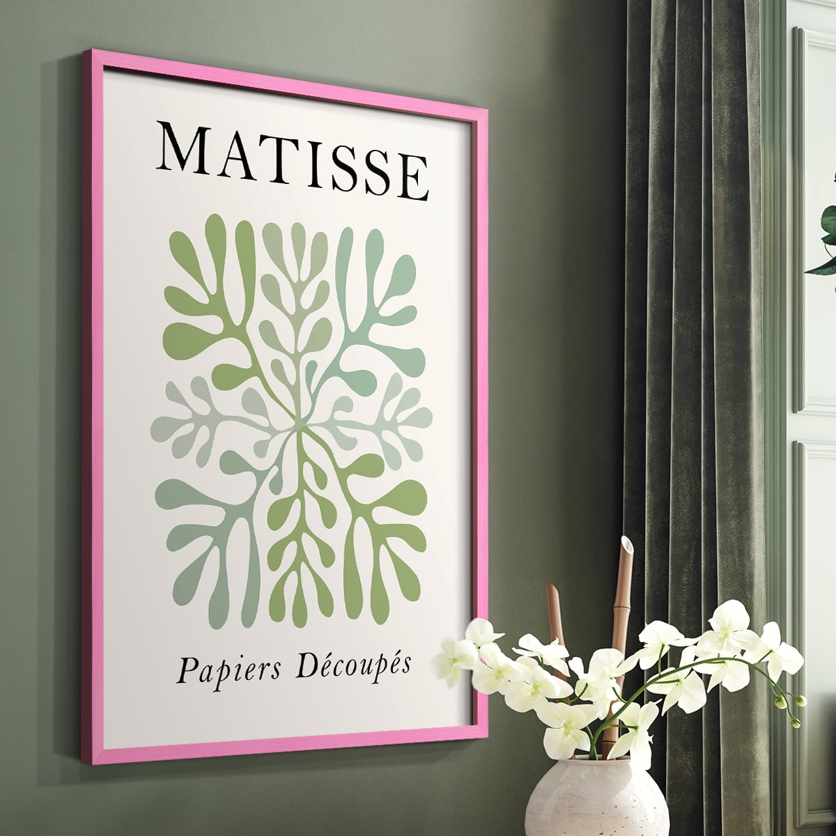 Matisse CCLXXXIII in Solid Wood 8 x 10 Framed Print