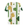 thumbnail image 5 of St.Patrick's Day T-shirt Women - Irish Lucky Clover 3/4 Sleeve Shirt, Fashion Shamrock Green Shirt, Costume for St.Patrick's Day|Style DYellowL, 5 of 5