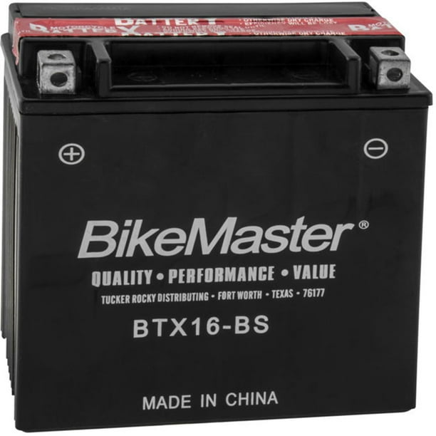 BikeMaster Maintenance Free Batteries Compatible for ATV BTX16BS
