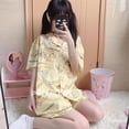 thumbnail image 5 of Nuevo pijama de Sanrio Hello Kitty Kawali Kuromi My Melody Cinnamoroll Pochacco Pompompurin pantalones cortos de manga corta ropa de casa Ins Girl, 5 of 5