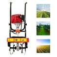 thumbnail image 3 of 52CC 2 Stroke Air-Cooled Rototiller Gas Powered Tiller Cultivator 1.9KW ZN-8001, 3 of 7