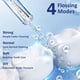 thumbnail image 3 of Hilo Dental de Agua para Dientes, Irrigador Oral Inalámbrico Recargable, 4 Modos de Limpieza Dental, Portátil e Impermeable IPX6, para Uso en Casa o Viajes - Color Blanco, 3 of 5