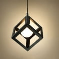 thumbnail image 3 of Hanging Light Illumination  Practical Bedroom Square Chandelier Lamp Bulb Holder, 3 of 5