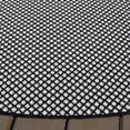 thumbnail image 4 of Safavieh Terrace Gina Geometric Indoor/Outdoor Area Rug, Black/White, 6'7" x 6'7" Round, 4 of 15