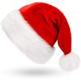 thumbnail image 1 of Christmas Hat Santa Hat Xmas Holiday Hat Unisex Velvet Comfort Christmas Hats, 1 of 4