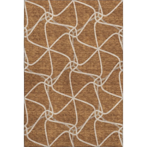 Dalyn Rugs Premium Machine Washable Mayfield AMF948 Paprika 10' x 14' Rug