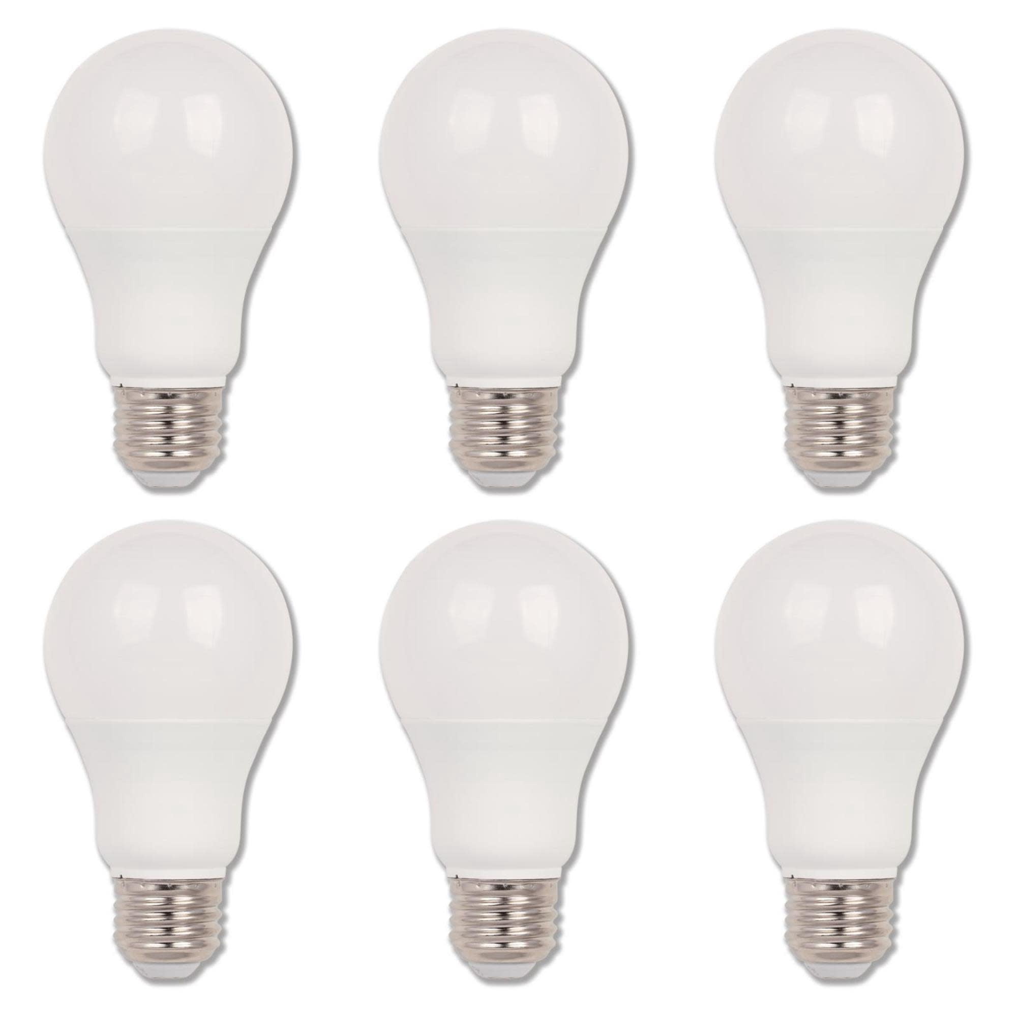 Westinghouse Lighting 5081120 5081100 11 (75 Watt Equivalent) Omni A19 Dimmable Bright Energy Star LED Light Bulb with Medium Base, 6-Pack, WARM WHITE