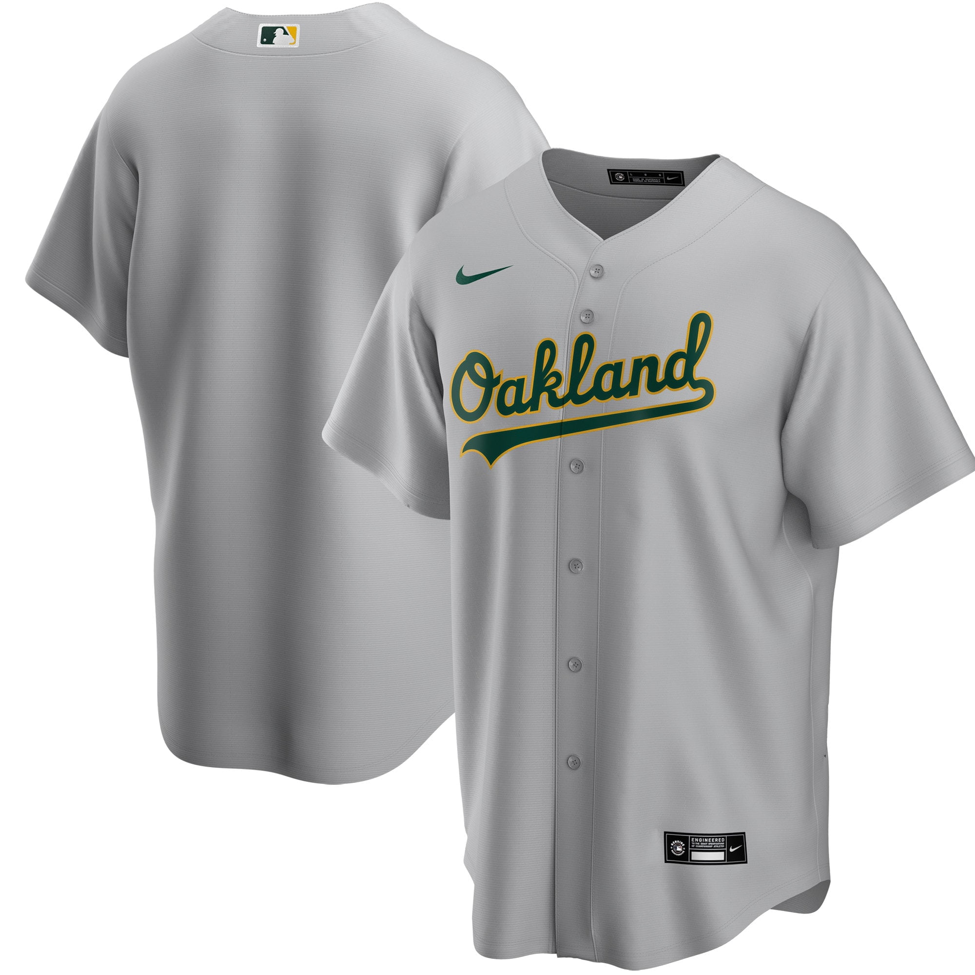 oakland a's gray jersey