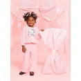 thumbnail image 4 of Hello Kitty Toddler Girls Long Sleeve Appliqué Peplum Top and Pants Set, 2-Piece, Sizes 12M-5T, 4 of 8