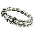 thumbnail image 2 of kurtrusly Gothic Punk Bracelet Titanium Steel Dragon Scale Bangle 7.48 inches Steel 7.48 Inch 1Set, 2 of 6