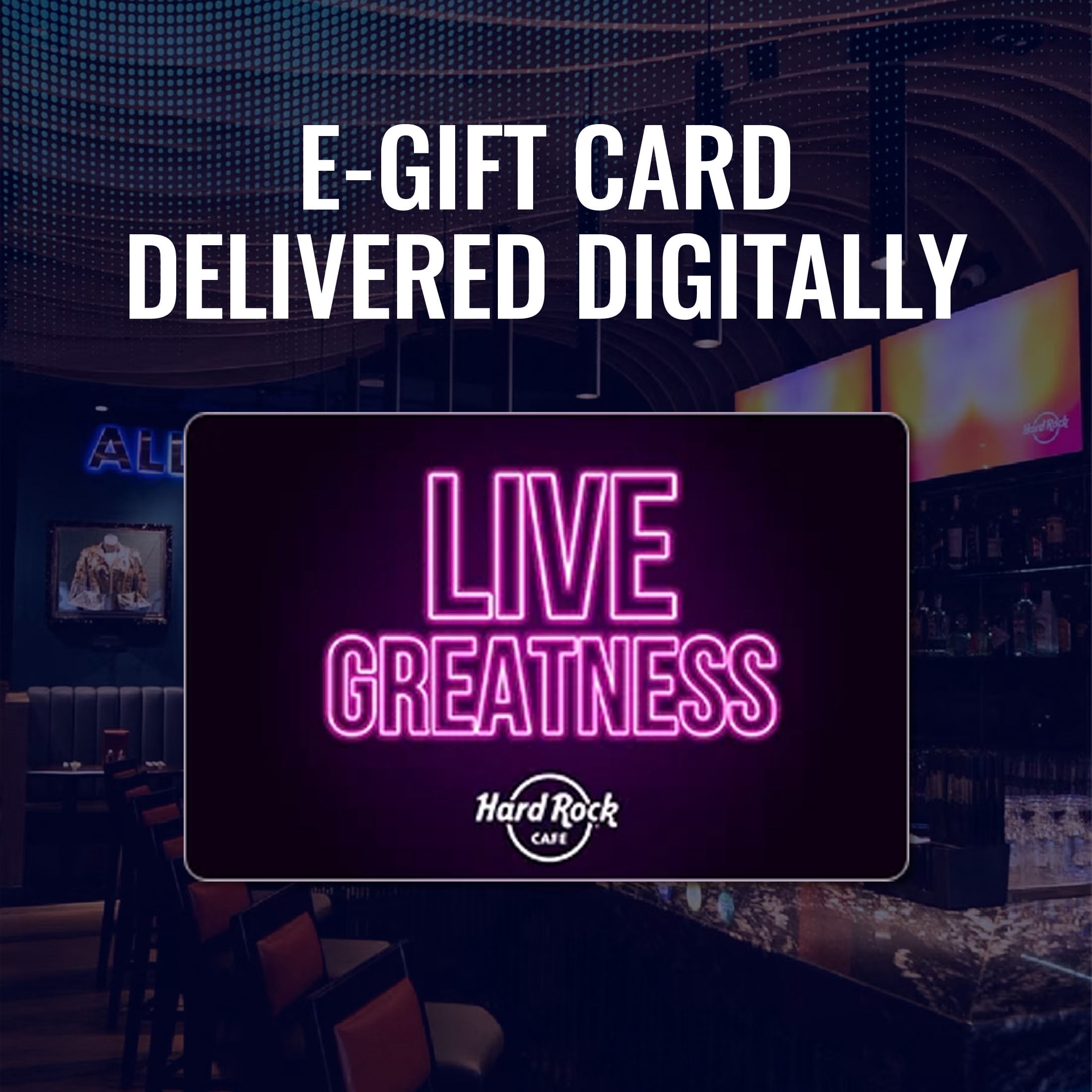 Hard Rock Cafe $25 eGift Card [Email Delivery]