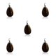 thumbnail image 1 of Guardurnaity Colgantes colgantes de piedra Natural, artesanías de bricolaje portátiles hechas a mano, dijes de joyería en forma de gota de agua, Tipo11 5piezas, 1 of 6