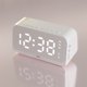 thumbnail image 1 of Altavoz Bluetooth inalámbrico | Altavoz inteligente con diseño de espejo mini | Reloj despertador con control remoto | Comando de voz | Audio de alta fidelidad | Decoración de oficina en casa, 1 of 5