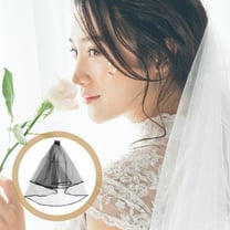 CIMAXIC Bridal Short Veil Classic Gauze 1Pack Memory Capture Women Wedding