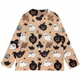 thumbnail image 5 of longantii Halloween Sweaters for Women Cute Pumpkin Cardigan Long Sleeve Casual Vintage Ghost Witch Print Cardigan Fall 2026 Outfits for Funny Party Complexion 5XL, 5 of 7