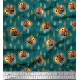thumbnail image 1 of Soimoi Cotton Voile Fabric Feather & Bird Cartoon Print Fabric by The Yard 42 Inch Wide, 1 of 1