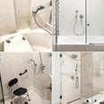 thumbnail image 4 of Soporte para cabezal de ducha G-Promise de metal ajustable cromado, 4 of 8