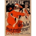 thumbnail image 2 of Jules-Alexandre Grün 11x14 Black Ornate Wood Framed Double Matted Museum Art Print Titled: Oh! the La La! My Emperor (circa 1900), 2 of 5