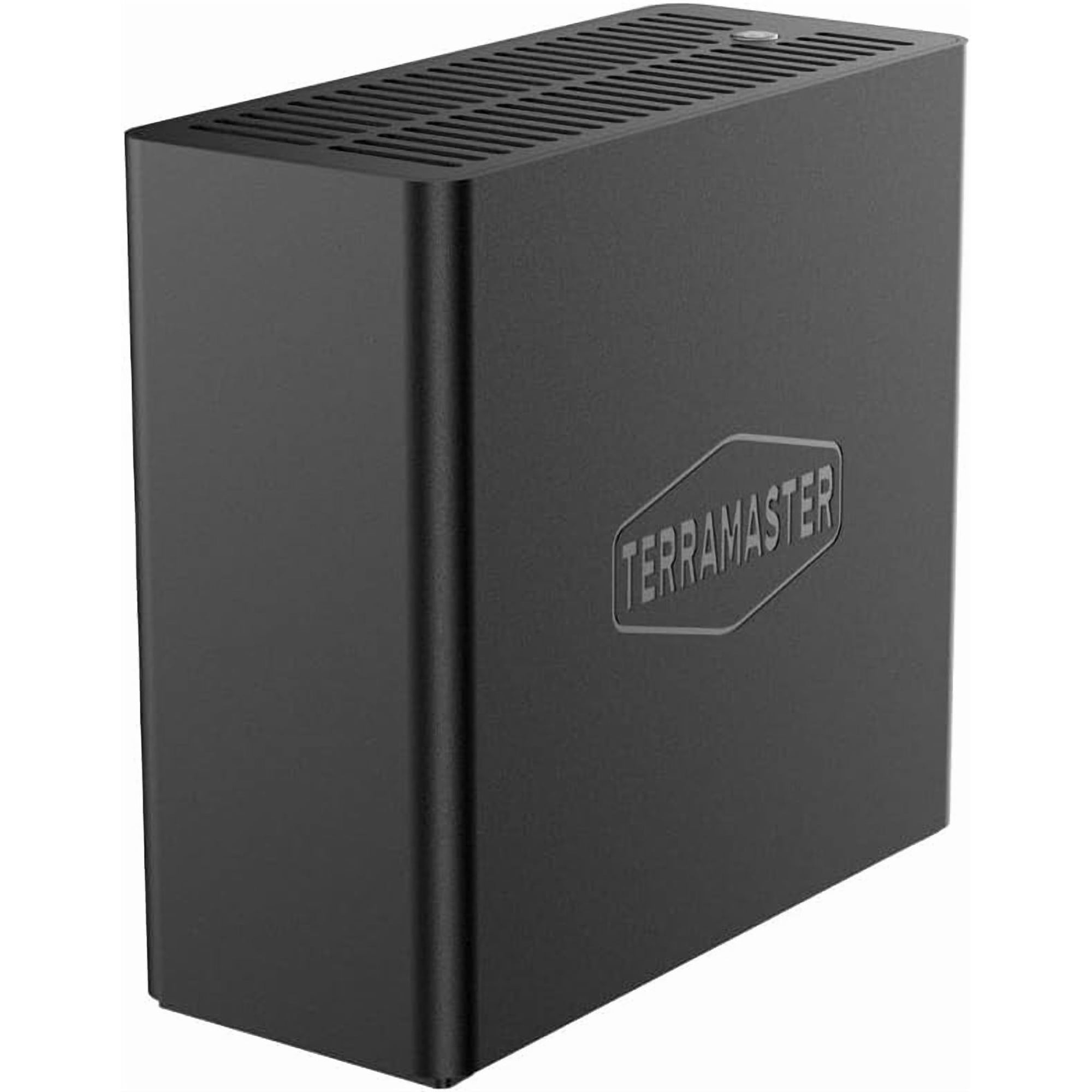 TERRAMASTER D4 SSD NVMe Enclosure - 40Gbps 4Bay, USB Storage Type-C Supports 4xM.2 NVMe 2280 SSDs, Compatible with USB 4/3.2/3.1/3.0, Thunderbolt 5/4/3, Mobile App for Data Backup Included (Diskless)