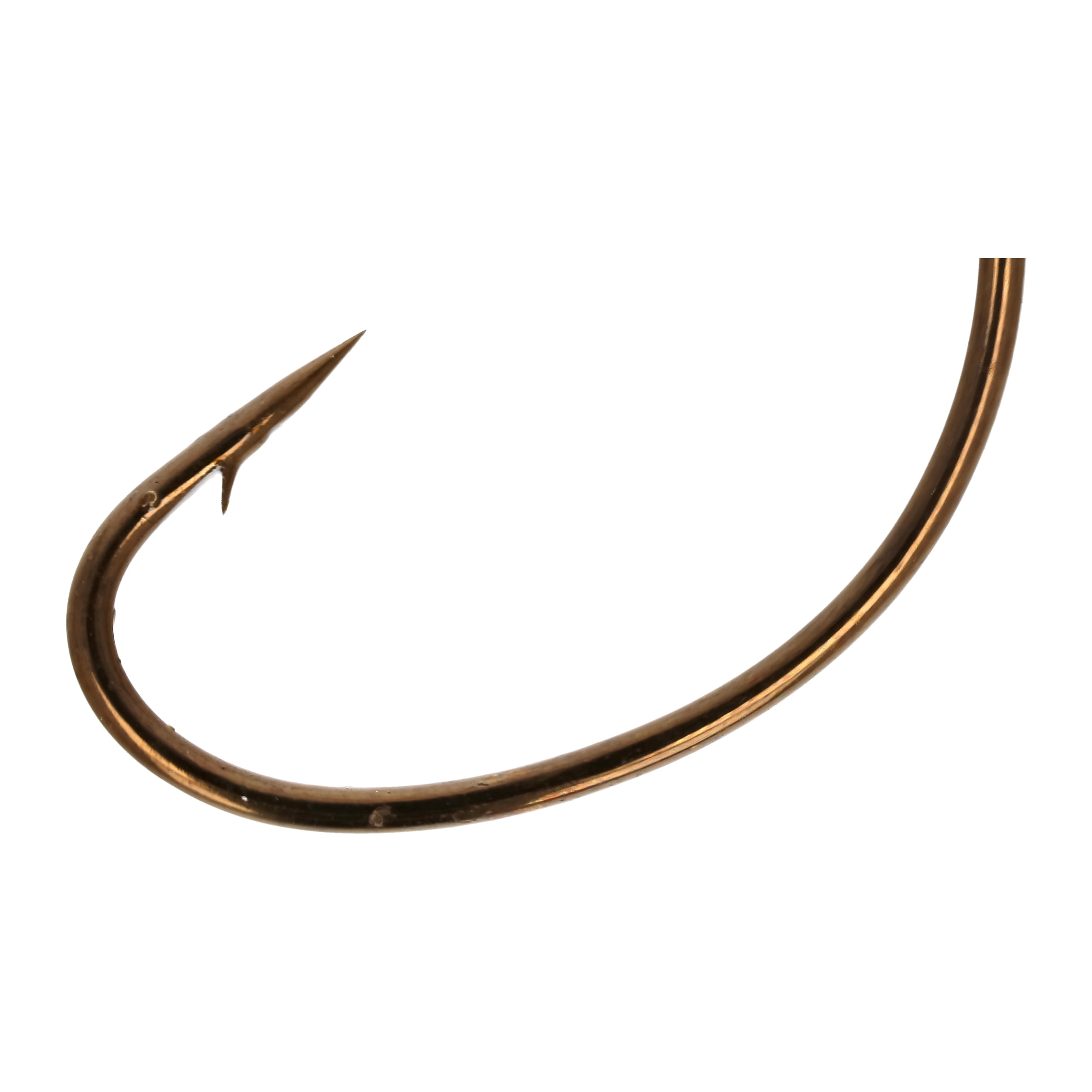Eagle Claw Lazer Sharp Kahle Up Eye Offset Hook, Bronze, Size 12, 10 Pack