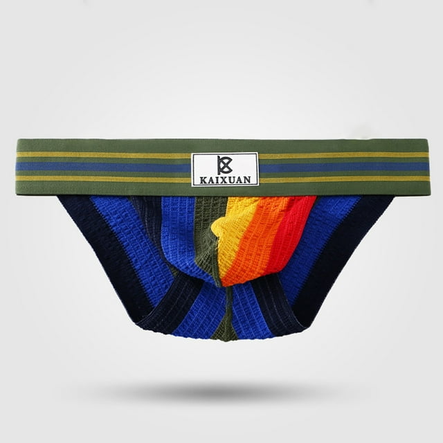 DPTALR Hommes Décontracté Design Ajouré Aguichant String Double Culottes Rehausse-Fesses Taille Basse sous-Vêtements Pantalons