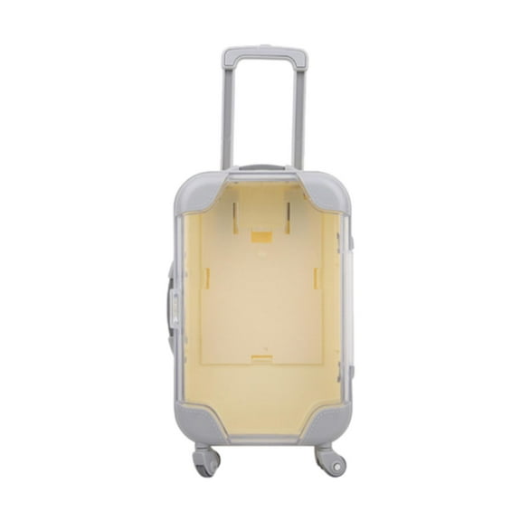 shamjina Cute Doll Suitcase Small Trolley Case Miniature Landscape Decor Mini