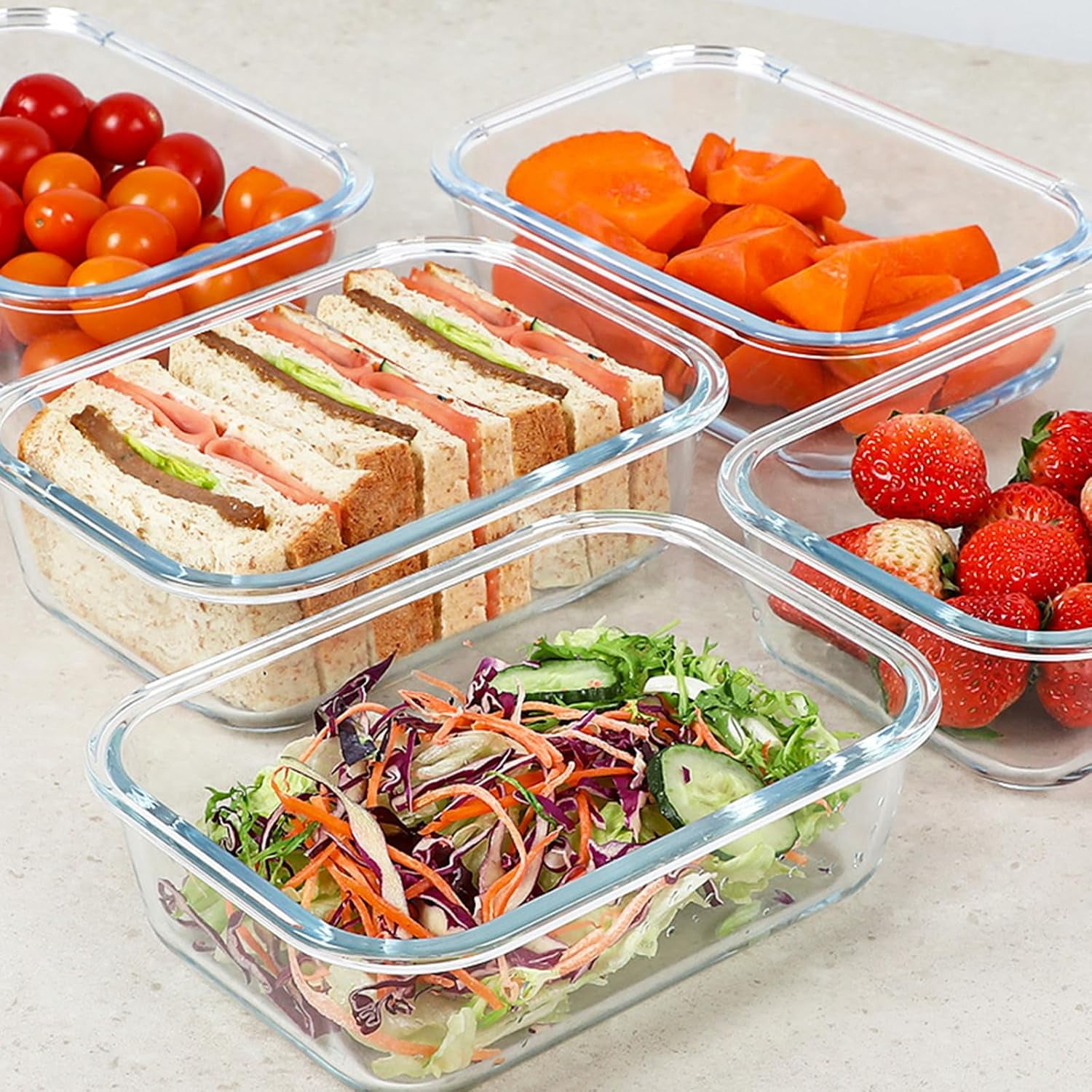 Glass Meal Prep Containers