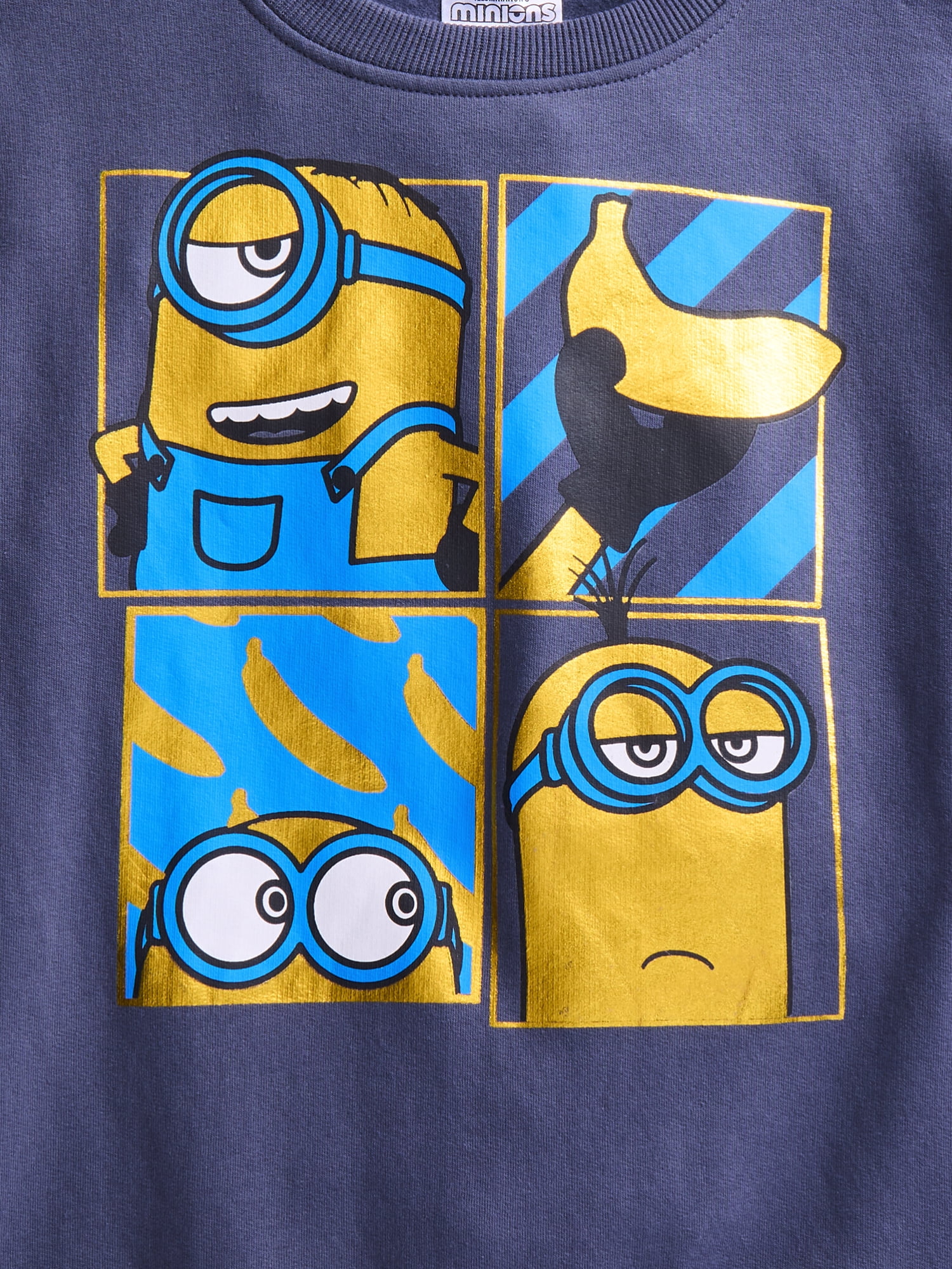 Minion Squares Little Boys & Big Boys 2 Piece Crewneck & Jogger Set, Sizes 4-18