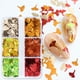 thumbnail image 2 of Lentejuelas doradas de Ginkgo Biloba, purpurina, suministros de Arte de uñas, hojas que caen en escamas, decoraciones de Arte de uñas, accesorios para uñas de Gel DIY, 2 of 4