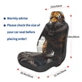 thumbnail image 3 of Daiia Ruins Tiger Warrior Printed Car Seat Cover - Waterproof & Sweatproof - Universal Fit, Machine Washable, Non-Slip - Seat Protector for Car, Truck, SUV, Van (1 Pack), 3 of 5