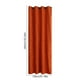 thumbnail image 3 of Cortina opaca 102x51 in | Elegante aislamiento térmico, protector solar, bloqueo de luz de alta eficiencia | Nylon Spandex naranja o verde | Dormitorio Balcón Sala de estar | Diseño moderno, tela, 3 of 6