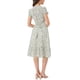 thumbnail image 3 of Vestido Midi de Verano para Mujer INSPIRE CHIC con Cuello Cuadrado y Mangas Cortas, Vestido Boho Floral M Verde, 3 of 5