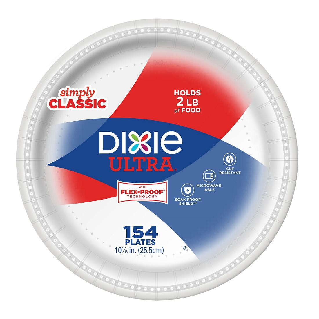 Dixie Ultra 10" Paper Plates, 154 ct.