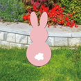thumbnail image 1 of Easter Acrylic Rabbit Garden Decor Waterproof Double Sided Lawn Decorative Signs for Villa Courtyard Garden, 1 of 6