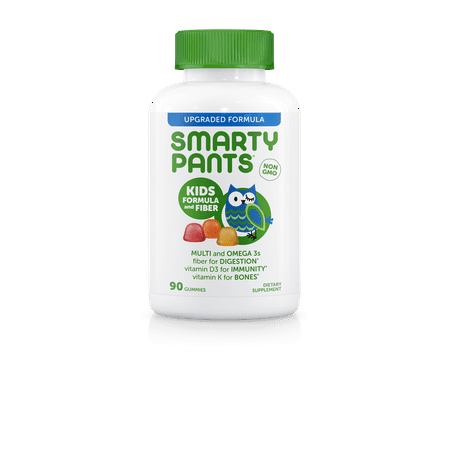 SmartyPants Kids Formula and Fiber Multivitamin Gummies, 90 (Best Vitamins For 25 Year Old Woman)