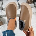 thumbnail image 6 of Willtoo Womens Winter Slip On Ankle Shoes Warm Lined Waterproof Casual Snow Shoes Non Slip Chunky Sole Comfort Walking Shoes for Daily Outdoor, 6 of 6
