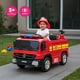 thumbnail image 2 of Carro Eléctrico Montable de Bomberos Rojo con Control Remoto y Pistola de Agua, 2 of 8